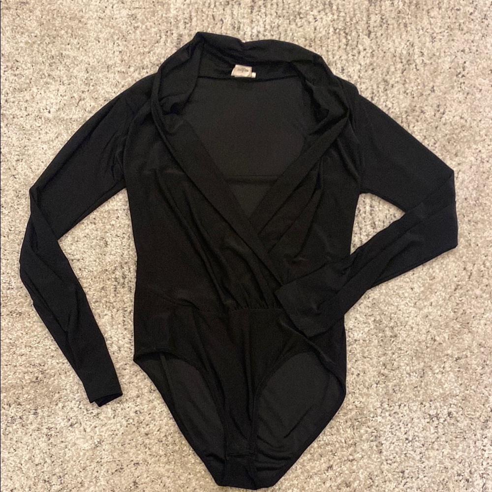 Black Bodysuit Top